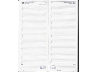 Agenda 2027 Brepols Saturnus Lima 1dag/1pagina zwart - 1