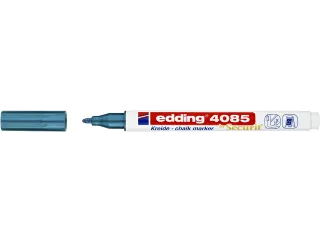 Krijtstift edding by Securit 4085 rond 1-2mm blauw metallic - 2