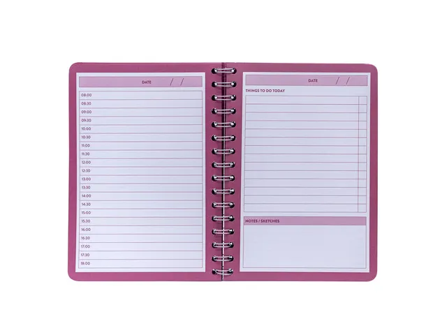Dagplanner Pukka Pad Bloom A5 ongedateerd beige