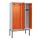 locker voor scheiding van kleding,HxBxD 2120x1200x500mm,4vak