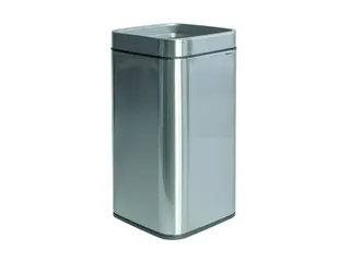Afvalbak MAULprime 25 Liter Zilver RVS - 1