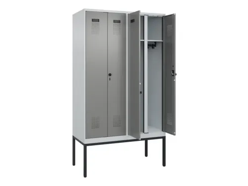 locker voor scheiding van kleding,HxBxD 2120x1200x500mm,4vak