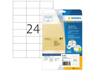 HERMA 4685 Transparante folie-etiketten Mat A4 70x37mm 600 stuks - 7