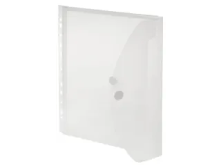 Foldersys Enveloptas Velcro Sluiting A4 11-gaats Transparant - 1