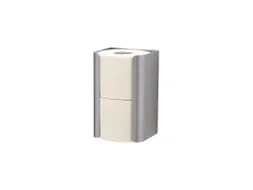Toiletpapier Houder Duo 2 rollen Rvs