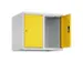 opzetkast,v. locker,2vak.,vak B 300mm,HxBxD 500x600x500mm,cilinderslot