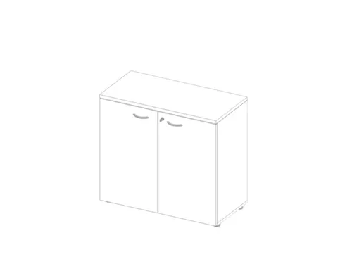 Kantoorkast Romp Wit Front Wit bxdxh 900x450x815mm