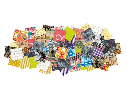 Hobbypapier Décopatch 3x3cm set à 11.000 stuks assorti