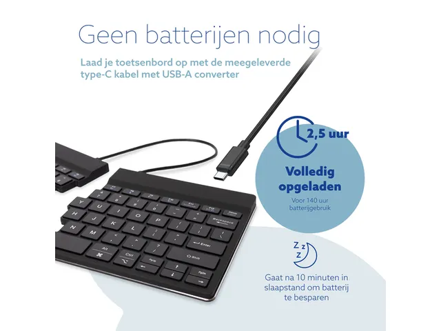 Clavier R-Go Split Break QWERTY WL noir