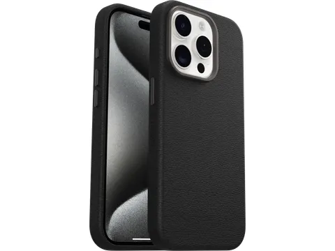 OtterBox Symmetry Case iPhone 15 pro Cactusleer As zwart