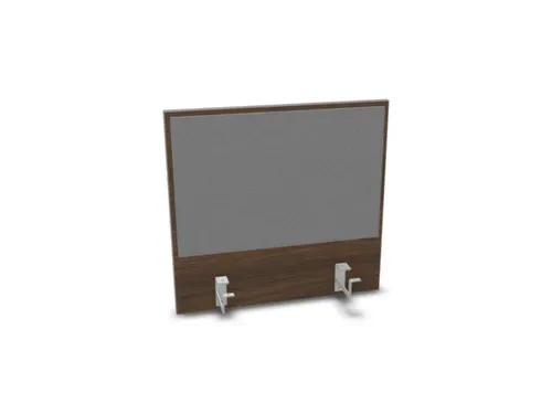 opzetpaneel bureau aanbouw achter NV bruin hickory BN8078-grijs 600mm