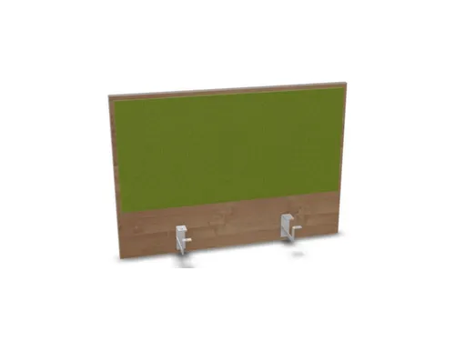 opzetpaneel,v. bureau,aanbouw achter,B 800mm,NT-cherry,BN7048-groen