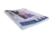 L-map Kangaro A4 PVC 180 micron transparant generfd, 4 krimp à 25 stu