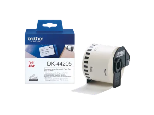 Label etiket Brother DK-44205 62mmx30.48m wit