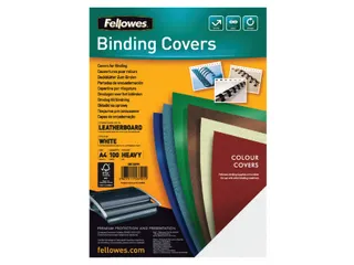 Voorblad Fellowes A4 Lederlook Wit 250 Gram - 3
