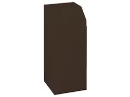 Verzamelaar 76 liter HxBxD 890x380x380mm sticker gft-afval Bruin