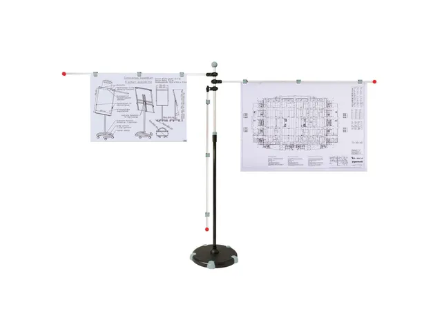 Tekeninghouder MAUL met mobiele voet grijs