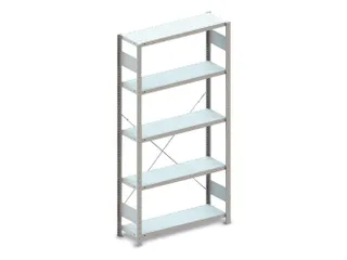 systeemstelling,aanbouwveld,CLIP,HxBxD 2000x1006x536mm,vakl. 150kg - 1