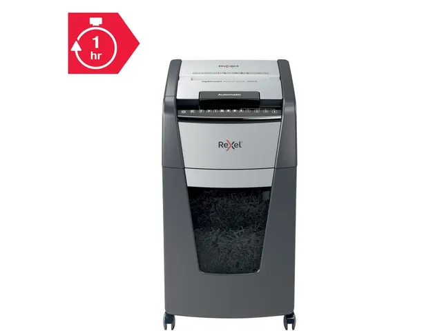 Papiervernietiger Rexel Optimum Auto+ 300X P-4 snippers 4x26mm