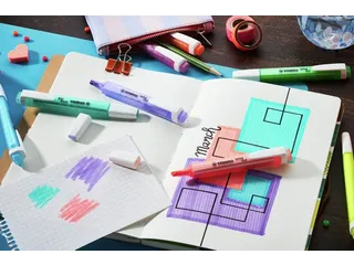 Markeerstift Stabilo Swing Cool 1-4mm 275/6-3 Assorti - 4