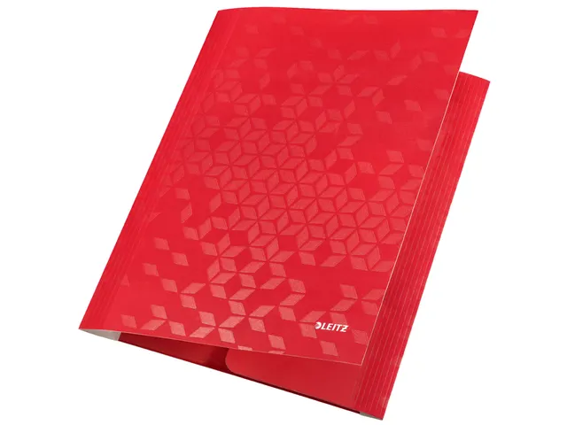 Elastomap Leitz WOW A4 3 kleppen rood