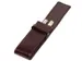 Etui stylos 322 Cuir de Buffle 2 cases brun