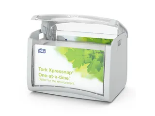 Tork 272613 Xpressnap Tabletop Napkin Dispenser Lichtgrijs - 4