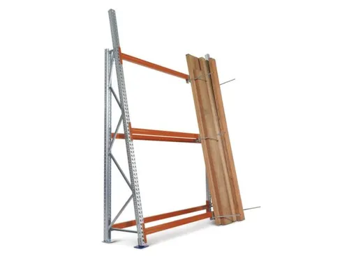 magazijnrek voor profielen,grondveld,tweezijdig,HxBxD 3300x2700x1400mm