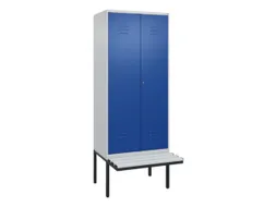 locker voor scheiding van kleding,HxBxD 2120x800x815mm,2vak