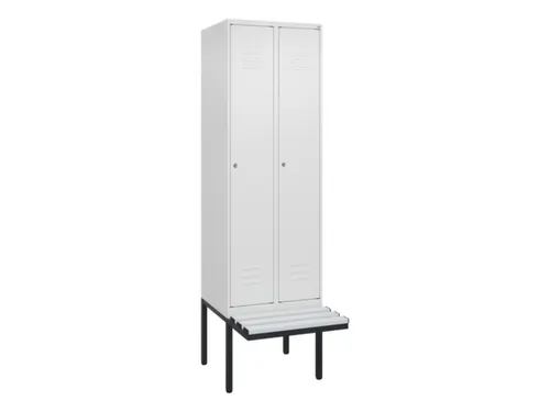 locker voor scheiding van kleding,HxBxD 2120x600x815mm,2vak