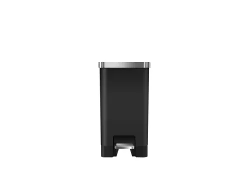 Hana Slim 1 Pedaalemmer 10 Liter Zwart