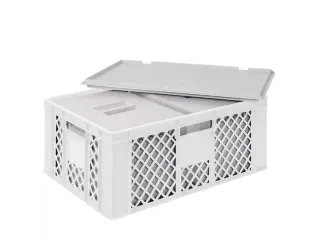 Euronorm-stapelbak,m. 2isoleerboxen,HxLxB 240x600x400mm,43/10,4l,HDPE - 2