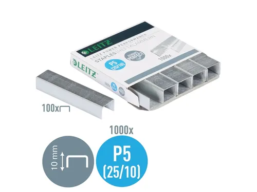 Nieten Leitz 25/10 verzinkt 1000 stuks