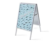 Stoepbord A1 complete set met print "Poisson Frais"