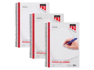Collegeblok Quantore A4 lijn 23-gaats 4 tabs 100vel 70gr - 4