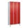 locker voor scheiding van kleding,HxBxD 1950x900x500mm,3vak