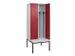 locker voor scheiding van kleding,HxBxD 2120x800x815mm,2vak