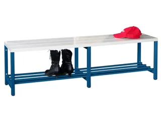 omkleedbank,HxLxD 430x2000x370mm,onderstel RAL5010 - 2