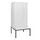 locker met bank,HxBxD 1950x900x815mm,3vak,vak B 300mm,cil.-slot