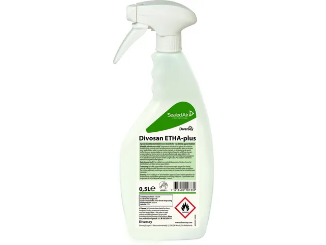 Oppervlakken desinfectie Divosan Etha-plus spray 12x500ml