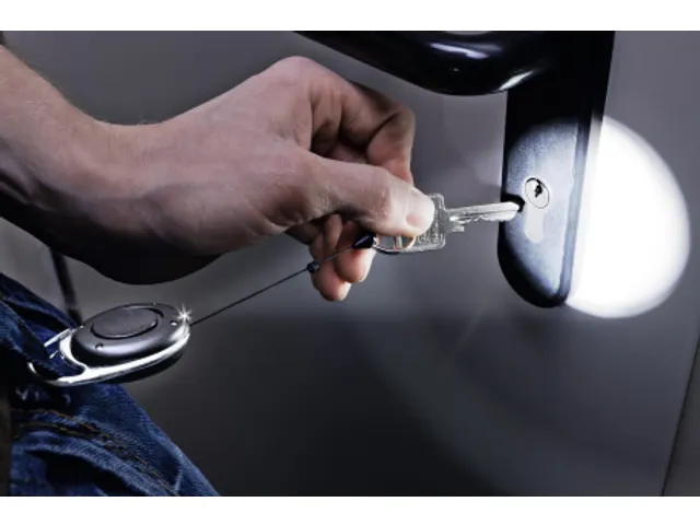 Afrolmechanisme Durable 8198 met ring + ledlampje 80cm zwart