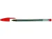 Balpen Bic Cristal medium rood