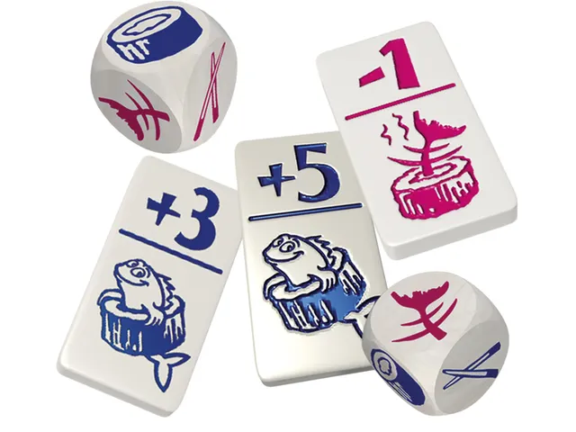 999Games Geharrewar in de Sushibar Dobbelspel 8+