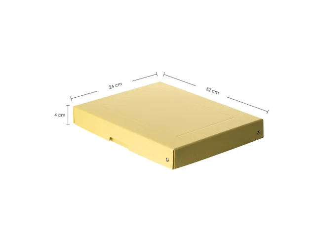 PureBox Pastell A4 jaune 40mm