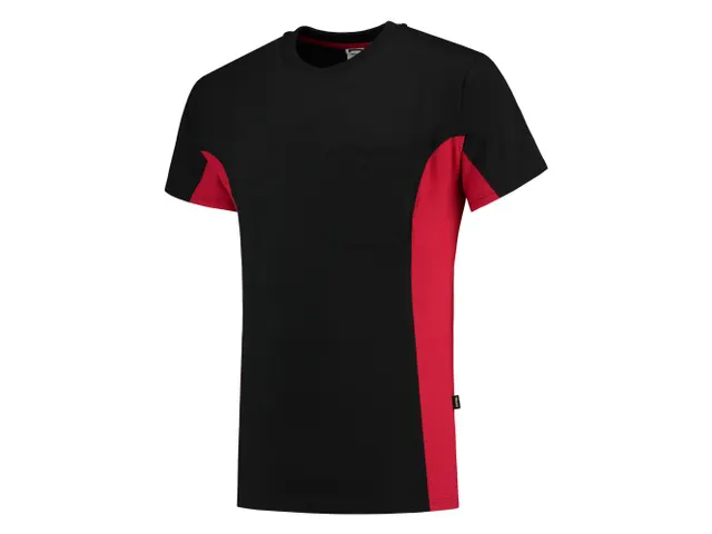 Tricorp TT2000 102002 Bicolor T-shirt, rood/zwart, maat S, per stuk