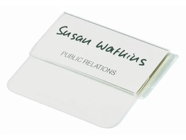 Congresspeld 8120 met insteektong Acryl 40x75mm