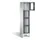 Lockerkast 1850x420x500mm 1x4 vakken Cilinderslot Poten, RAL7021
