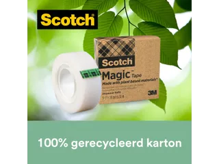Plakband Scotch Magic 900 19mmx30m onzichtbaar mat - 10