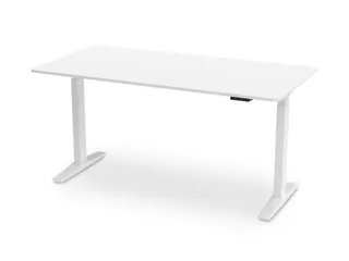 Elektrisch ihv bureau,HxBxD 730-1180x1800x800mm,blad wit,T-voet wit - 1