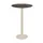 statafel,HxØ 1090x700mm,rond,schotelvoet zandkleuren